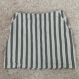 Forever 21 Striped Mini Skirt